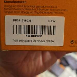 Official Samsung Galaxy S24 Ultra Clear Case